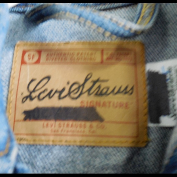 Boys AUTHENTIC VINTAGE LEVIS DENIM BLUE TRUCKER JACKET - Picture 4 of 5